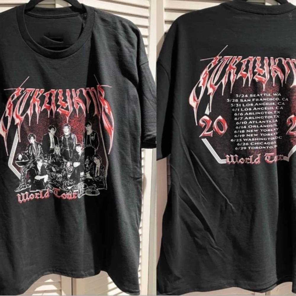 Stray Kids SKZ DominATE World Tour 2025 T-shirt 2 sided